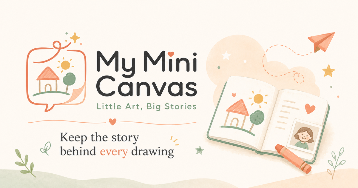 My Mini Canvas — Keep the story behind every drawing